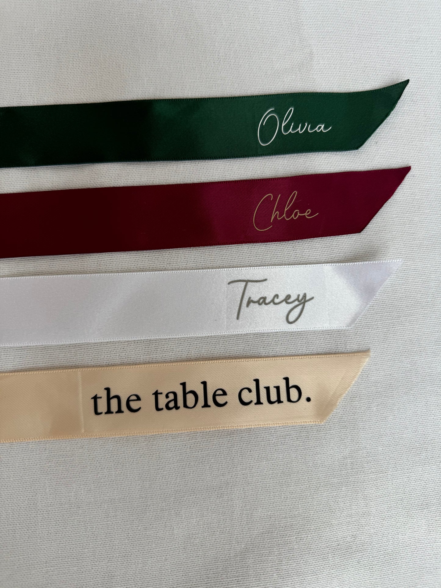 Personalised Satin Ribbon