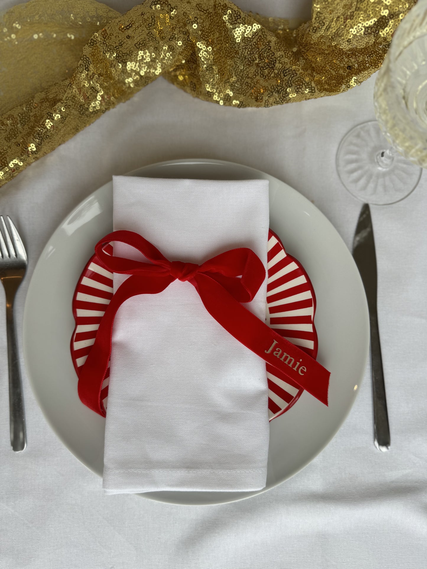 Place Setting Bow