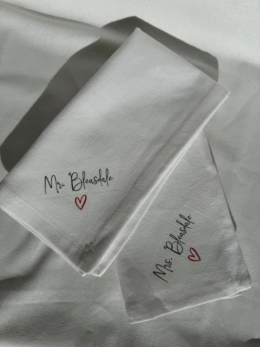 Personalised Napkin